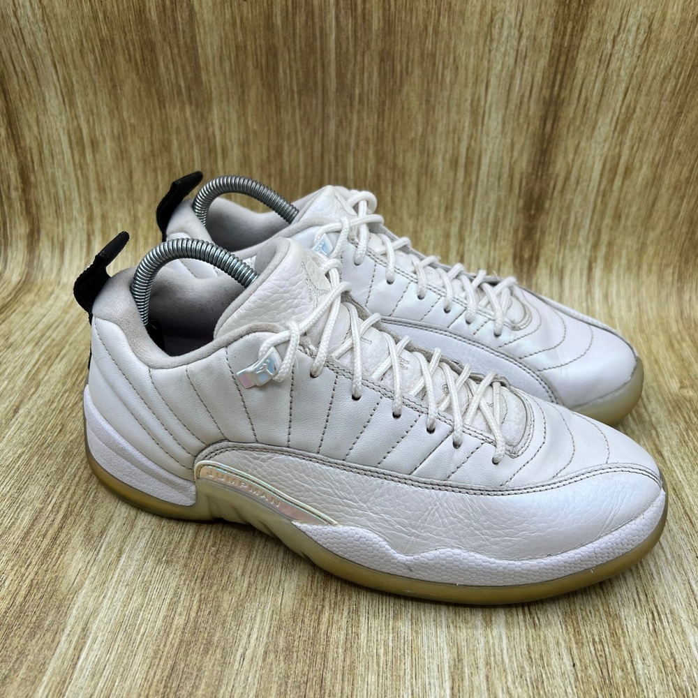 Nike Air Jordan 12 Low Easter Men's Size 8.5 White Iridescent Shoes DB0733-190